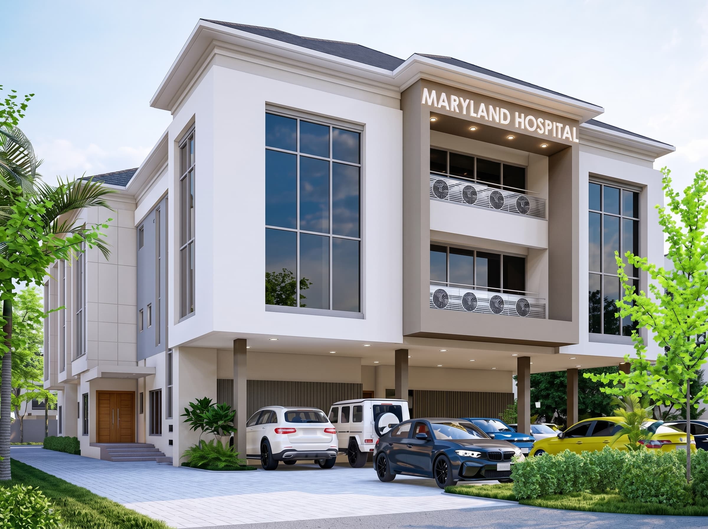 Maryland Healthcare exterior and reception